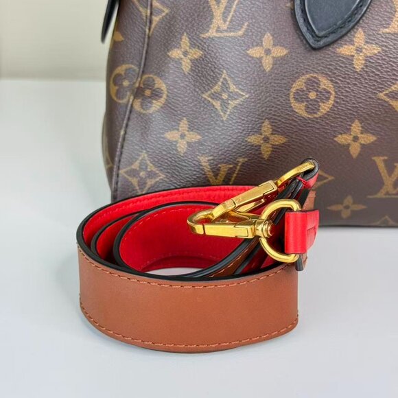 Louis Vuitton Monogram Canvas Tuileries Shoulder Bag with Red Accents - Picture 8 of 9